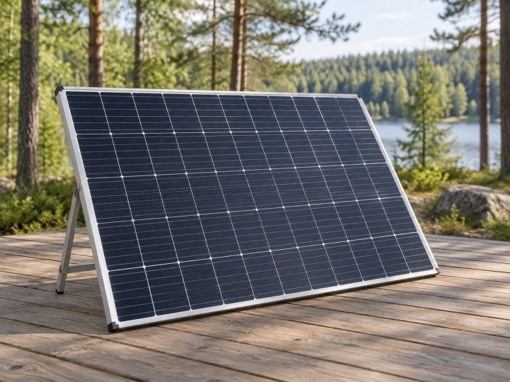 Saulės modulis 200 W kemperio sistemai — DEMONSTRACINIS